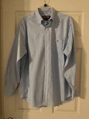Vineyard Vines Light Blue Button-Down Dress Shirt